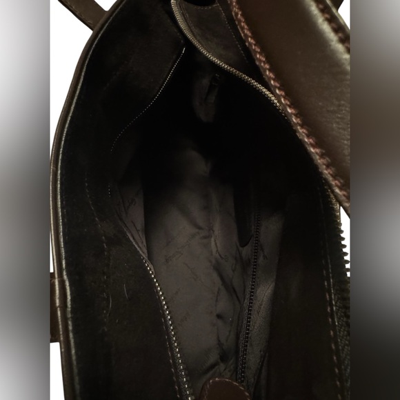 Salvatore Ferragamo Rich Brown Suede & Leather Bag - Picture 12 of 13